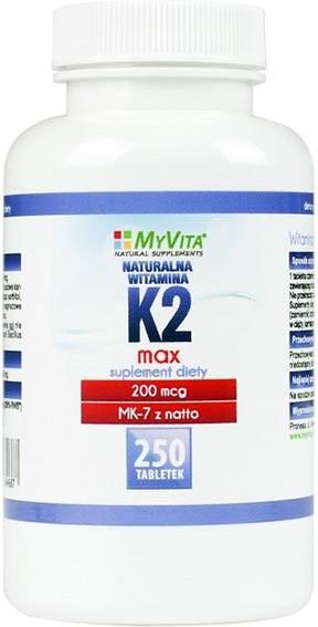 Myvita Witamina K2 Mk 7 Max 250 Tabl