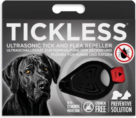 Tickless Odstraszacz Kleszczy i pchieł Pet Czarny (PRO10-103)