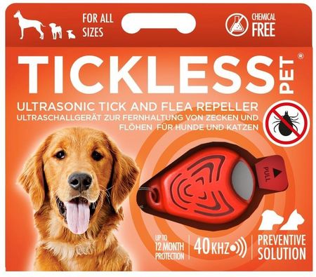 Tickless Odstraszacz Kleszczy Pet Pomarańczowy (PRO10-104)