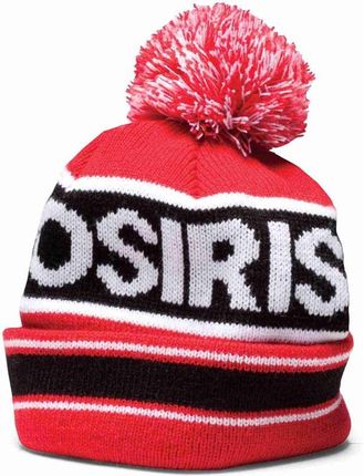 czapka zimowa OSIRIS - Pom Pom Beanie Red/Blk (A132) rozmiar: OS
