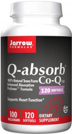 Jarrow Q-absorb Koenzym Q10 Ubichinon 100mg 120 kaps.
