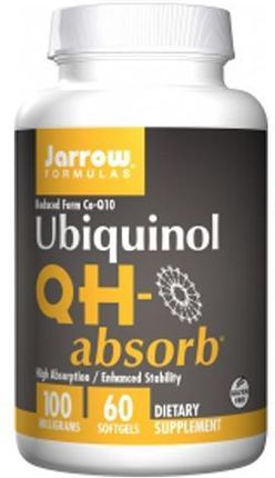 Jarrow QH-absorb Koenzym Q10 Ubichinol 100mg 60 kaps.