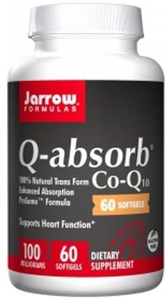 Jarrow Q-absorb Koenzym Q10 Ubichinon 100mg 60 kaps.