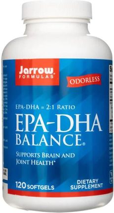 Jarrow Formulas EPA-DHA Balance 600mg Omega 3 120 kaps.