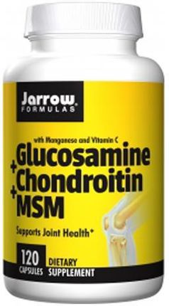 Jarrow Glukozamina + Chondroityna + MSM 120 kaps.