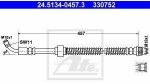 Przewód hamulcowy elastyczny ATE 24.5134-0457.3