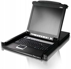 Zdjęcie Aten SINGLE RAIL 8P PS/2-USB LCDKVMP 17INCH (CL5708MATAG) - Chełmek