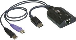 Zdjęcie Aten DISPLAYPORT USB VIRTUAL MEDIA KVM ADP CABLE WITH SMART CARD READER (KA7169AX) - Łosice