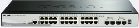 D-Link 28-Port Gigabit Stackable SmartPro Switch including 2 SFP ports and 2 x 10G SFP+ ports (DGS151028)