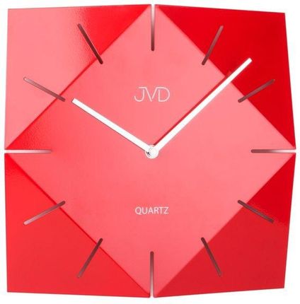 Jvd Zegar Ścienny  29 Cm Metalowy Red  Hb211