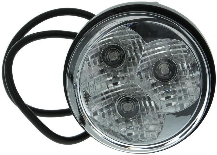 HELLA 2Pt 009 599-141 LED Feu Diurne 90mm 12/24V Rond Blanc - Module Éclairage Puissant Pour Camions Et Véhicules Agricoles