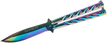 martinez albainox Nóż składany motylek 02103 Rainbow (9198)