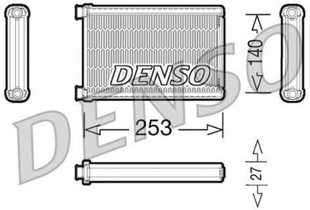 Wymiennik ciepła, ogrzewanie wnętrza DENSO DRR05005