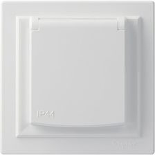 Zdjęcie Schneider Electric Asfora Gniazdo Pojedyncze Z Uziemieniem IP44 Białe EPH2800621 - Różan