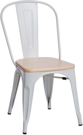 Selsey Krzesło Paris Wood Biały Jesion