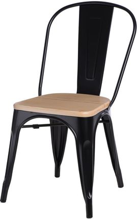 D2 Krzesło Paris Wood Czarny Jesion