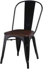 Zdjęcie D2 Krzesło Paris Wood Czarny Sosna - Łomianki