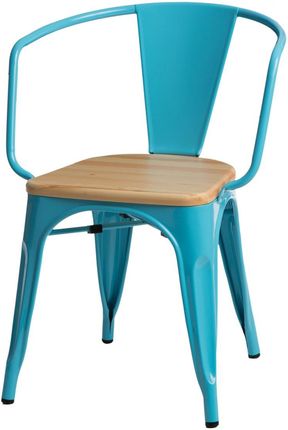 Selsey Krzesło Paris Arms Wood Niebieski Jesion