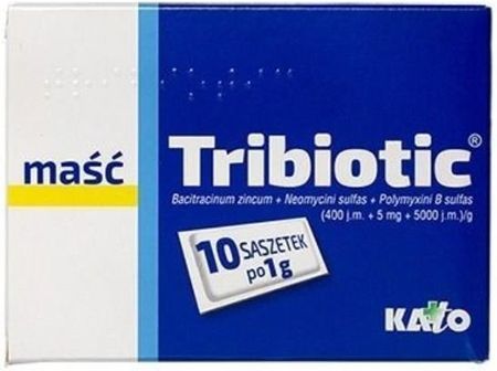 Tribiotic Maść 10 Sasz.