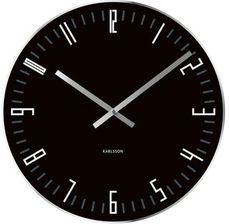 Zdjęcie Karlsson Zegar Stołowo Ścienny Slim Index Black By Ka5615Bk - Wołów