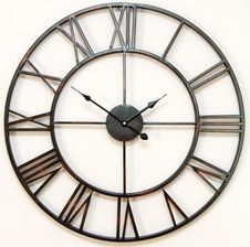 Duży Efektown Zegar ścienny Metal 50 Cm Loft Retro Opinie I