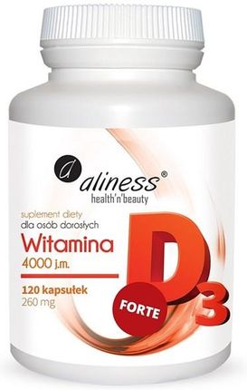 MedicaLine Witamina D3 Forte 4000 j.m. 120 kaps.