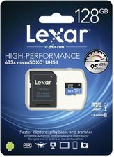 Lexar microSDXC 633x 128GB UHS-I (LSDMI128BBEU633A)