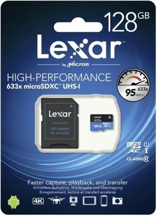 Lexar microSDXC 633x 128GB UHS-I (LSDMI128BBEU633A)