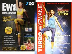 Film DVD Ewa Chodakowska Skalpel wyzwanie / Turbo wyzwanie! Pogromca cellulitu Pakiet [3DVD] - zdjęcie 1
