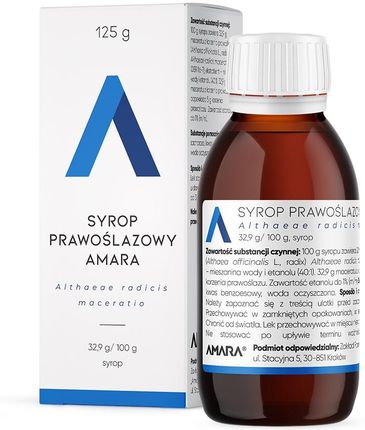 Amara Syrop prawoślazowy 125 g