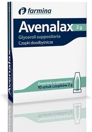 Avenalax Czopki glicerynowe 2g 10Szt.