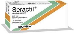 Leki przeciwbólowe Seractil 200mg 10 tabletek - zdjęcie 1