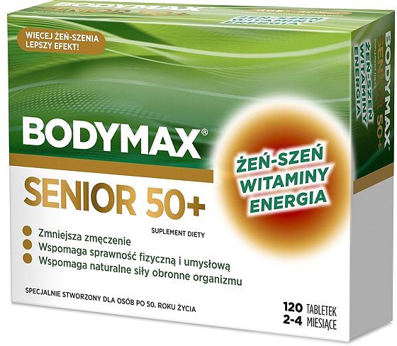 Bodymax 50 Senior 40 Tabletek Opinie I Ceny Na Ceneopl 2641