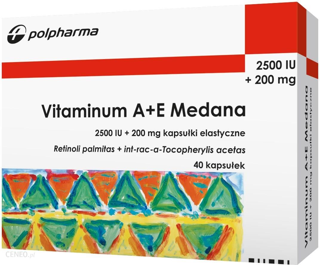 Vitaminum A E 2500jm 200mg 40 Kapsułek