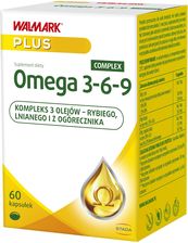 Zdjęcie WALMARK Omega 3-6-9 Kapsułki z kompleksem olejów rybiego, lnianego i z ogórecznika 60 szt. - Słubice