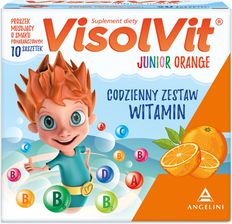 Zdjęcie Angelini Visolvit Junior Orange proszek musujący, 10 Saszetek - Żnin