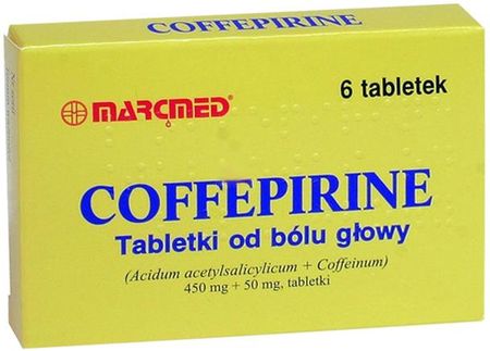 Coffepirine tabletki od bólu głowy 6 tabl.
