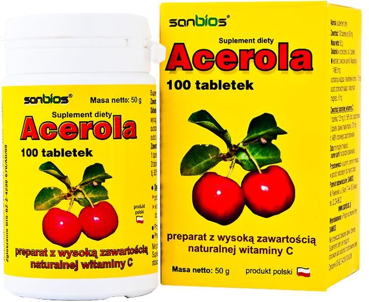 Natur C Acerola 500 100 Tabl