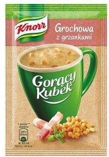 Knorr Knorr Gorący Kubek Grochowa z grzankami 21 g