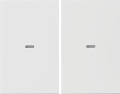 Hager Knx Easy Berker K.1/K.5 Biały - Klawisz Z Soczewką Do Modułu Przycisku 2-Krotnego 80960379