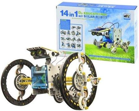 Lean Toys Robot solarny 14 in 1