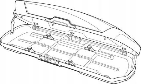 Autoboks THULE Motion XT XL 500 l. tytanowy z po yskiem 6298T