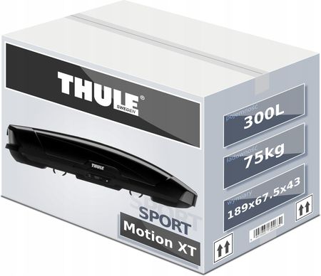 Thule Motion XT Sport (300 l.)  Czarny z połyskiem 6296B