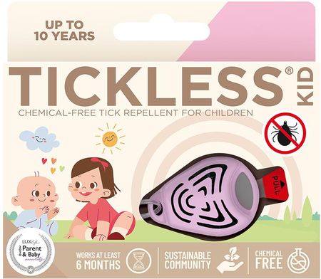 Tickless Odstraszacz Kleszczy Baby Różowy PRO10-112
