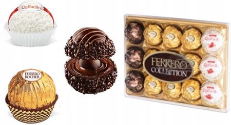 Rocher Collection Zestaw Smakołyków Ferrero Rondnoir I Raffaello 172g