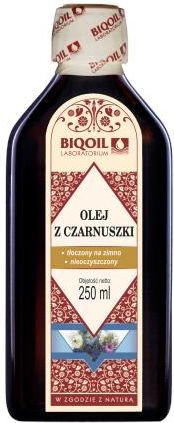 Biooil Olej z czarnuszki czarnego kminu tłoczony na zimno nierafinowany 250ml