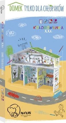 Kolorowanka XXL 3D Domek tylko dla Chłopaków