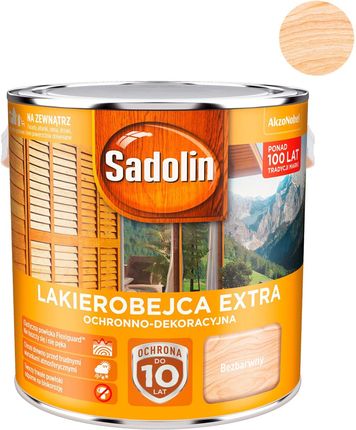 Sadolin Lakierobejca dekoracyjno-ochronna Extra bezbarwny 2,5L