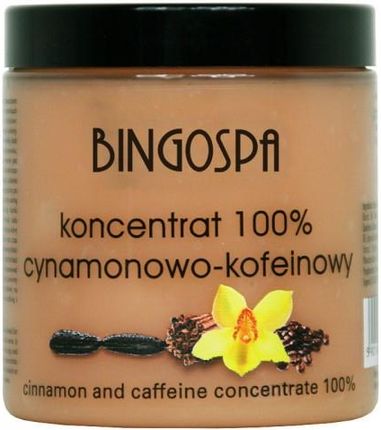 BINGOSPA Koncentrat 100% Cynamonowo Kofeinowy z Koenzymem Q10 250g
