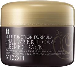 Krem Mizon Snail Wrinkle Care Sleeping Pack Przeciwzmarszczkowy Masczka z Śluzem Ślimaka na noc 80ml